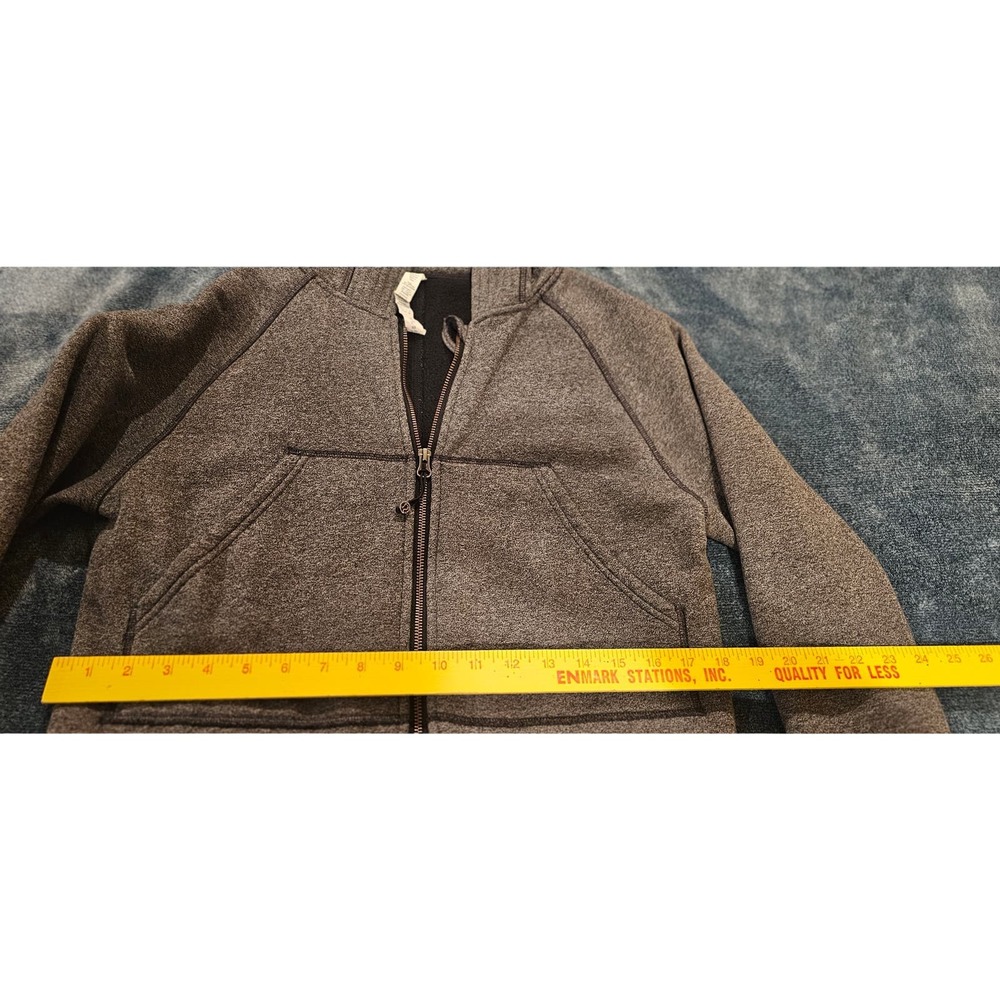 Lululemon Long & Short of It Hooded Convertible Cropped Long Jacket Women's 8 - Picture 4 of 8
